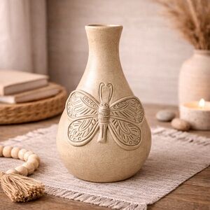 Butterfly Bud Vase Pottery Home‎ Decor